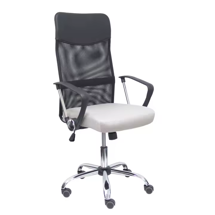 Silla Ergonómica Piqueras Y Crespo con Respaldo Alto de Malla y Asiento Acolchado - 1