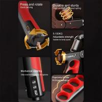 Entrenador de agarre de mano de 5 a 100 kg, expansor de muñeca de conteo mecánico, pinza de mano para entrenamiento de fitness en gimnasio, pinza de mano de resistencia ajustable - details 4