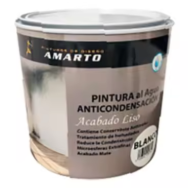 Pintura anticondensación y aislante térmico al agua - Pintura aislante - Pintura antimoho..Amarto - 1