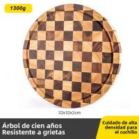 XITUO Tabla De Corte Ovalada De Madera Calidad Superior Bloque De Corte Para Chef Pizza Pan Fruta Sushi Antideslizante Protector De Cuchillo Para Cocina - details 7