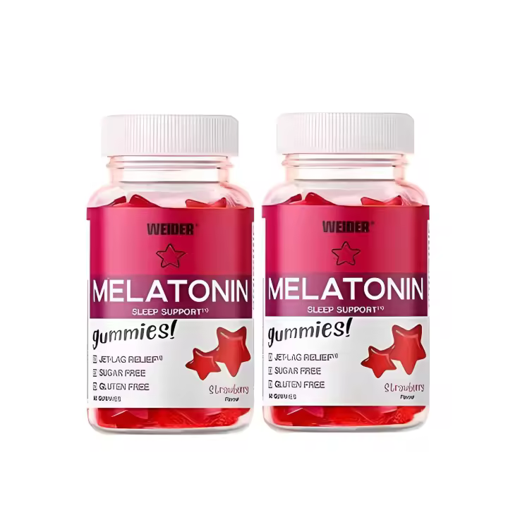 Weider 2uds. Melatonin Strawberry 60 Gominolas Melatonina Ayuda a dormir - 1