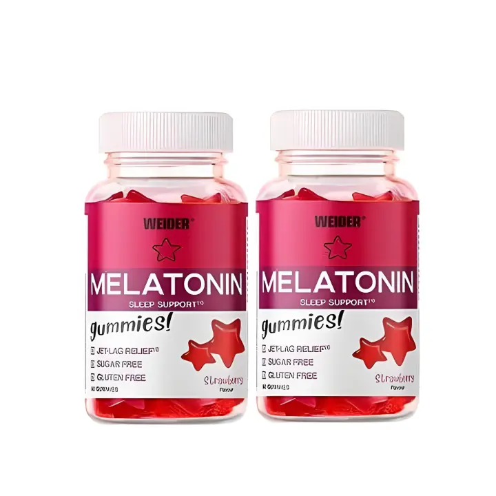 Weider 2uds. Melatonin Strawberry 60 Gominolas Melatonina Ayuda a dormir - 1