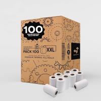 AHR Quality Rollos de Papel Térmico Blanco 57x35x12 mm Para TPV Sin BPA - Papel Termico 57mm - Papel Datáfono de Alta Durabilidad (100) - details 0