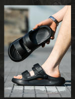 Sandalias De Hombre Moda Deportiva Con Suela EVA Gruesa De 5CM Comodidad Suave QuikFoam Pantuflas Para Playa Y Calle - details 10