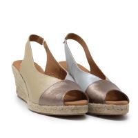 TINA KIZ 81L-5 OXIDO Alpargatas de mujer 34932 25V SANDALIA CUÑA YUTE OXIDO-PLATINO-ARGENTO - details 0