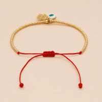 Pulsera Bohemia Hecha a Mano Con Cuentas De Oro Miyuki Y Ajustable Para Mujer Accesorio De Moda De Cuentas Geométricas - details 4
