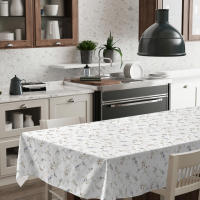 Mantel HuleHule Tex - Estampado Impermeable Alta Calidad Resistencia a Manchas y Líquidos para Cocina y Comedor Nia Garnet - details 0