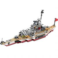 Bloques De Construcción De Barco Militar Para Niños Juguetes De Ciudades Para Niños Chicos Regalo De Navidad Bloques De Avión Y Barco De Guerra - details 3