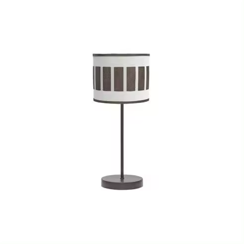 FABRILAMP Lámpara de Mesa Sobremesa Ivanna 1xe14 Marrón/blanco-Óxido 43x17x17 Cm - Diseño Elegante - 1