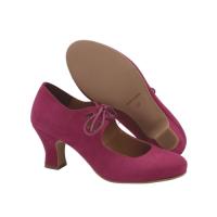 Zapatos De Baile Flamenco Antelina Cordones Para Mujer - details 2