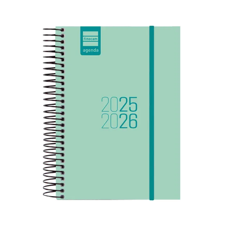 Finocam - Agenda Espir Curso 2025 2026 Turquesa Septiembre 2025- Agosto 2026 (12 meses) Catalán - 1