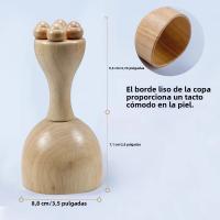FITPERT Copa De Terapia De Madera Para Modelado Corporal Y Reducción De Celulitis Herramienta De Masaje Para Drenaje Lírico - details 4