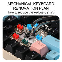 Teclado Mecánico Romoral Con Interruptores Lineales Y Táctiles Silentes Rojos Y Marrones Compatible Con MX Switch Para Escritorio - details 1
