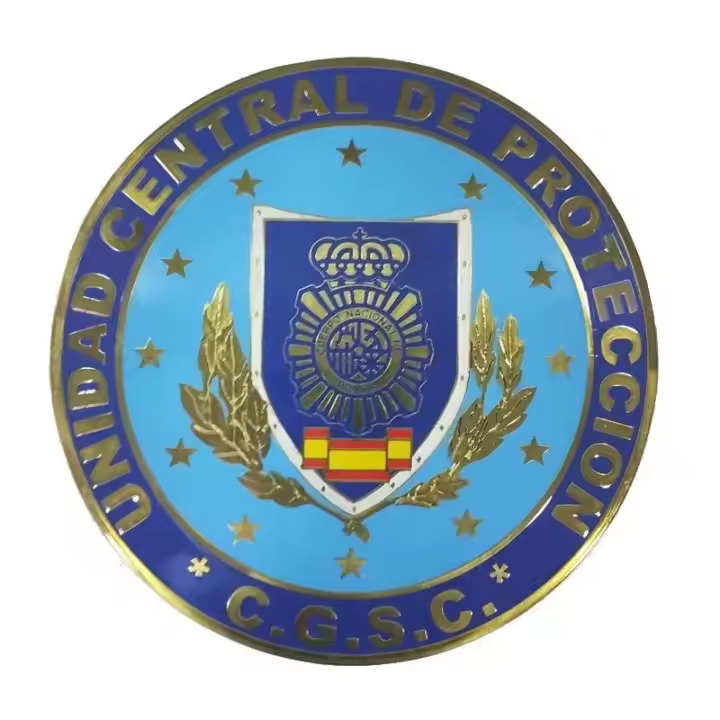 Pin Unidad Central Proteccion Policia CGSC con resina - 1
