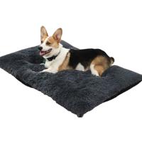 REINO MANSIDI Cama de Perro Rectangular para macotas, perros, gatos, etc. Camas de mascotas con felpa para invierno - details 1