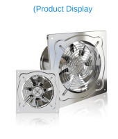 Ventilador De Extractor Incluido 6/7 Pulgadas En Acero Inoxidable Para Baño Y Cocina Tubo De Ventilación Para Ventilador De Pared Y Ventilador De Ventana - details 9