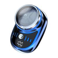 Mini Afeitadora Eléctrica USB Recargable Peluca De Viaje Portátil Con Pantalla Digital Afeitadora De Barba Desmontable Material Plástico Tamaño Compacto Para Hombres - details 12