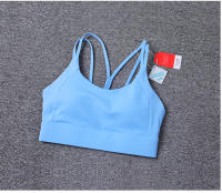 Nueva Sujetador Deportivo Para Mujer Con Almohadillas Sin Costillas Soporte Alto Para Gimnasio Running Yoga Deporte Cross Back Adecuado Para Mujeres Con Curvas - details 1