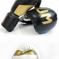 Guantes De Boxeo Profesionales PU Cuero 6/8/10/12oz Para MMA Sanda Entrenamiento Y Boxeo De Muay Thai Unisex - details 4