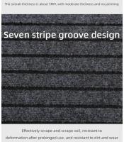 Alfombra De Piso Cuadrada Minimalista Moderna Resistente a Manchas Y Desvanecimiento Con Sello Antideslizante Y Fondos De Goma Para Uso Interior Y Exterior Máquina Lavable - details 10