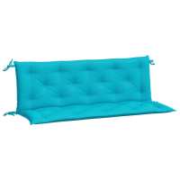 vidaXL Cojines banco jardín 2 uds tela 150x50x7 cm Color Antracita,  Crema,  Negro y mas Cojín Decorativo de Asiento Cojines de muebles de salon - details 4