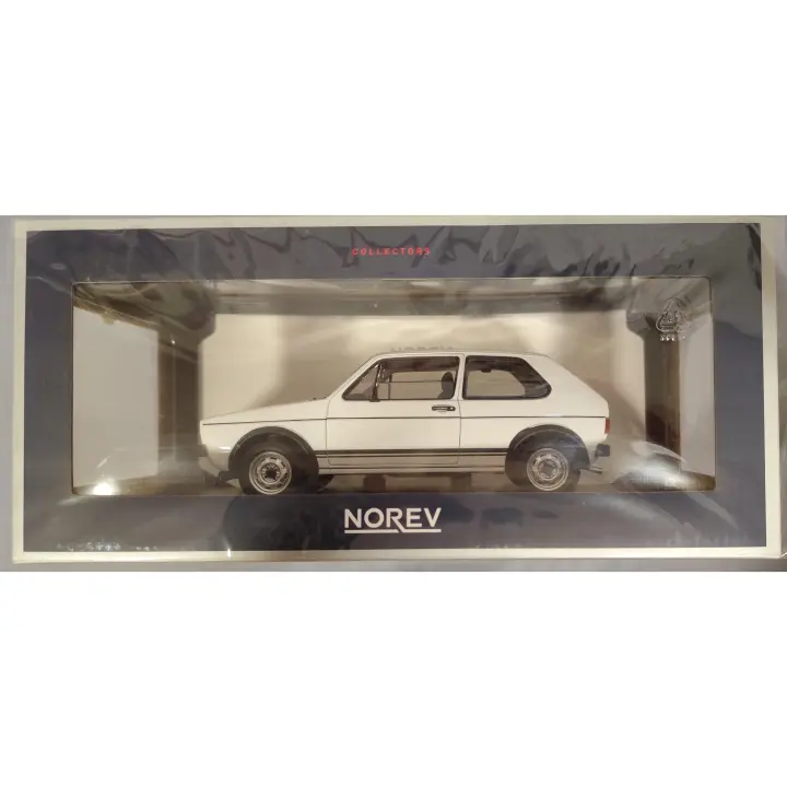 VW GOLF GTI 1976 ALPINE WHITE 1:18 NOREV - 1