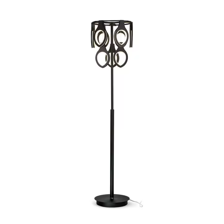 Lámpara de Pie Led Hoop 1 - 72 W - Altura 180cm - 3000K - Luz cálida - AZABAK - 1