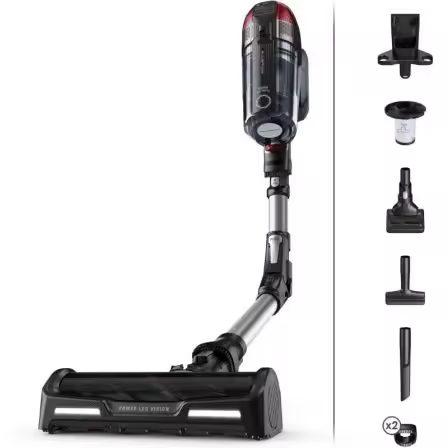 Aspirador escoba Rowenta X-Force Flex 12.60, 150AW, depósito 0.9L, 25.2V Aspirador escoba sin cable Rowenta X-Force Flex 12.60 con potencia de succión de 150 Airwatts, depósito de 0.9 litros y batería de 25.2V. Diseño flexible y tecnología avanzada para - 1