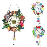 Reloj De Pared Hecho a Mano DIY De No-tejido Reloj Marítimo Lindo Para Jardín De Infantes Decoración Para El Hogar - details 3
