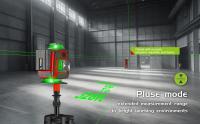 Nivel láser 4D de 16 líneas, autonivelante de línea verde 360, Control remoto Horizontal y Vertical, niveles láser de haz verde, 2 baterías de piezas - details 4