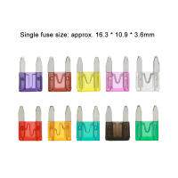 Kit De Fusibles Para Coche Y Camión Mini Blade 100pcs Variedad De Amperajes 40A 3A 5A 7.5A 10A 15A 20A 25A 30A 35A - details 12