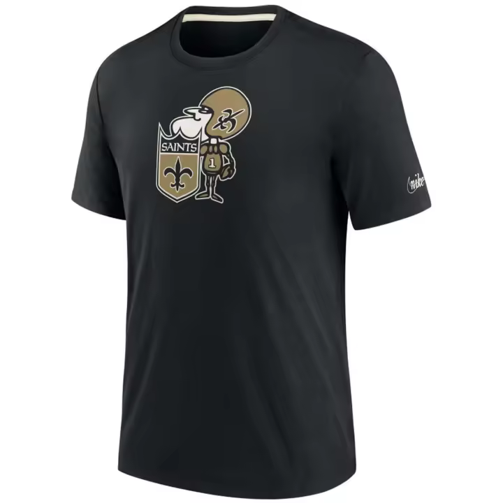 Camiseta de Manga Corta Nike New Orleans Saints Impact para hombre en color negro - 1