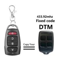 Control Remoto De Puerta De Garaje Clone DTM 433.92MHz Código Fijo Metal Y ABS Incluye Batería Para Automóviles - details 1