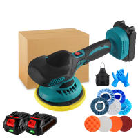 Pulidora de coche inalámbrico 21V, Pulidora portátil de 6 pulgadas, Ajuste de 6 velocidades 2500-7000RPM, para detallar, pulir y encerar automóviles, Máquinas de pulido eléctrico para batería Makita - details 0