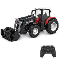 Juego De Juguetes Para Niños RC Tractor Y Camión Con Luz LED Control Remoto Simulador De Granjero Coche Y Camión De Escala 1/24 Para Niños - details 5