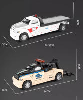 Camión De Contenedores a Escala 1:64 Modelo Miniatura De Juguetes Metálicos Con Remolque De Retroceso Para Regalos Para Niños - details 11