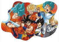 Educa - Dragon Ball  Poster Puzzle  de 250 Piezas con Forma Especial Dimensiones: 100 x 70 cm. Móntalo, pégalo con el Pegamento Especial Fix Puzzle Educa19965 - details 1