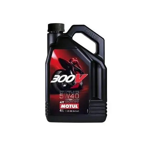 Aceite Motul 300V FL Road Racing 5W40 4 Litros - Máximo Rendimiento - 1