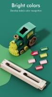 Juego Educativo De Torreón De Dominó Con Luz Y Sonido Para Niños Autoarmado Bloques Colores Juguetes DIY De Construcción - details 10