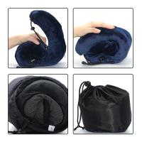 Almohada De Memoria Para Coche Viaje U-Cuadrada Almohada De Cuello Saludable Para Viajes Aéreos Familiar Almohada De Poliéster Y Algodón - details 4