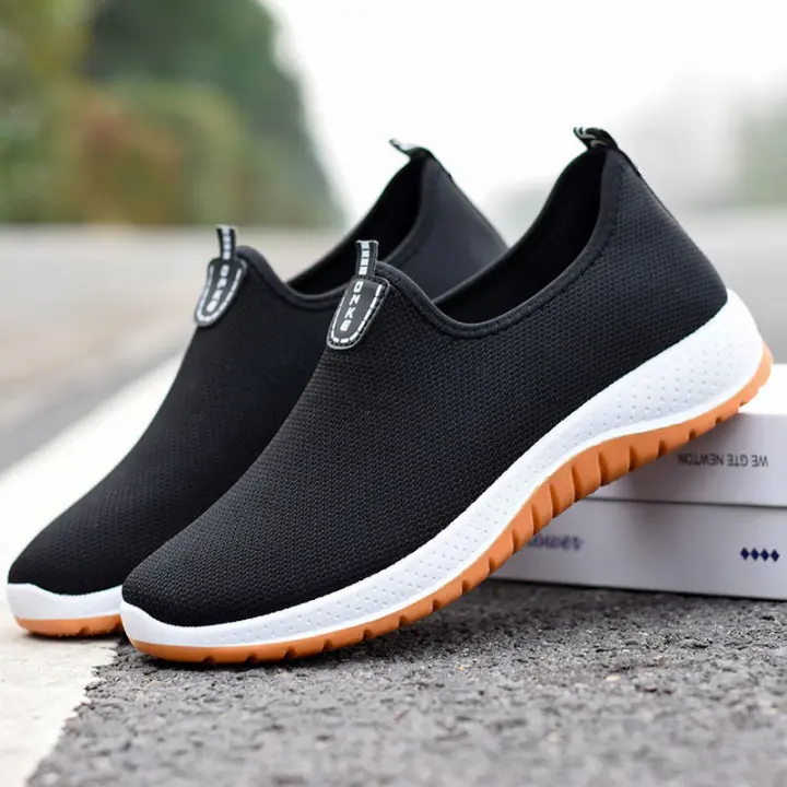 Zapatos de tela nuevos para hombre, zapatos para caminar, zapatos casuales cómodos, zapatos de tela sin cordones, zapatos de tela antiguos de Beijing - 1