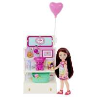 Barbie Care Facility con 4 muñecas set medico ,  con 2 muñecas  Barbie, 1muñeco  Ken y 1muñeca  Chelsea con accesorios de hospital Mattel HKB02 - details 4