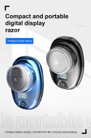 Afeitadora Eléctrica Portátil Para Viajes Mini Para Hombres Tamaño De Bolsillo Lavable Recargable Trimmer De Acero Inoxidable Sin Dolor Para Barba Y Rostro - details 1