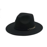 Nueva Moda Invierno Otoño Imitación Lana Hombres Mujeres Sombreros Fedoras Jazz European American Cuello Redondo Sombreros Bowler - details 13