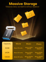 KODAK Pendrive USB3.2 K113 De Metal 128GB 64GB 32GB Mini Memoria Para PC Coche Portátil Escritorio Compatible Con Windows Mac - details 4
