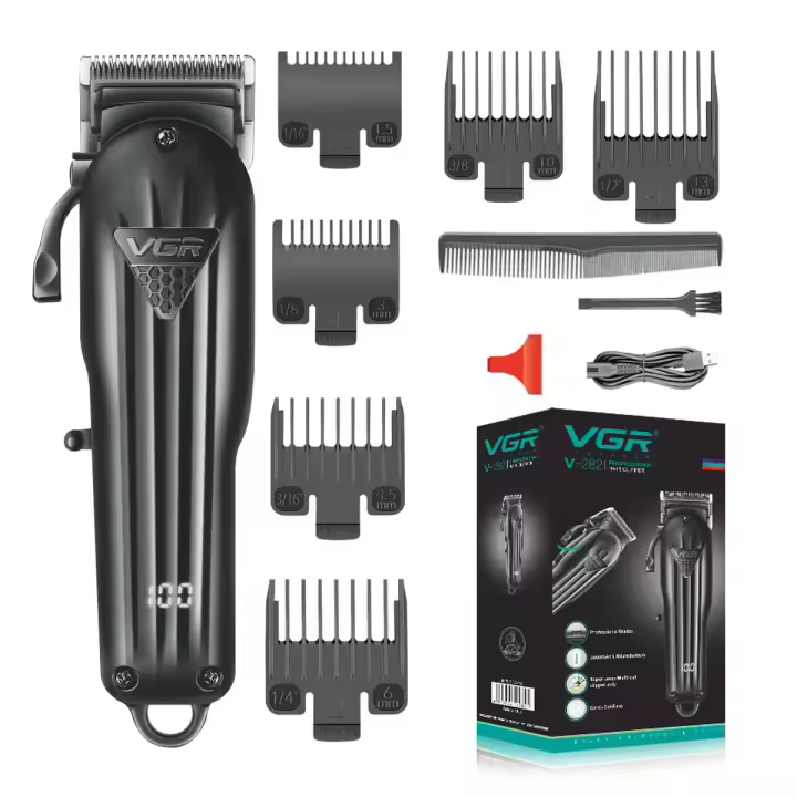 Cortadora De Pelo Profesional VGR Máquina De Corte Ajustable Recargable Sin Cable Con Corte Seco Y Húmedo Batería De 160 Minutos - 1