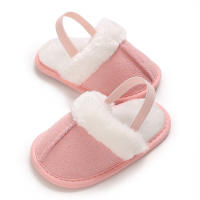 Zapatillas De Invierno Para Bebés Con Cordón Elástico De Lana Suave Y Antideslizante Para Niños Y Niñas Zapatos De Primer Pasos - details 31