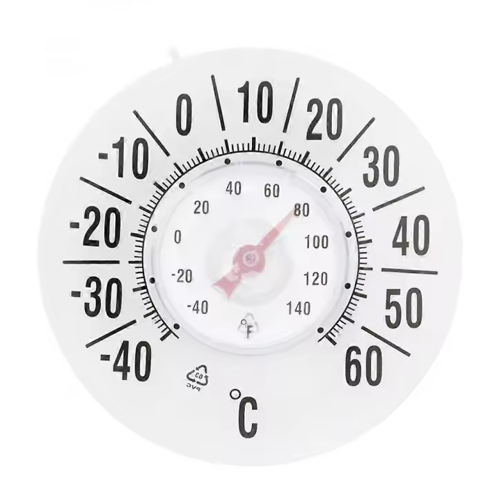 Ventana Termómetro Temperatura Interior/Exterior Dial Ronda de Succión En Windows xqS QWC - 1