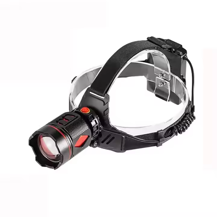Linterna Frontal LED Super Brillante 10000000LM Alta Potencia Recargable Por USB Impermeable Para Camping Y Pesca - 1