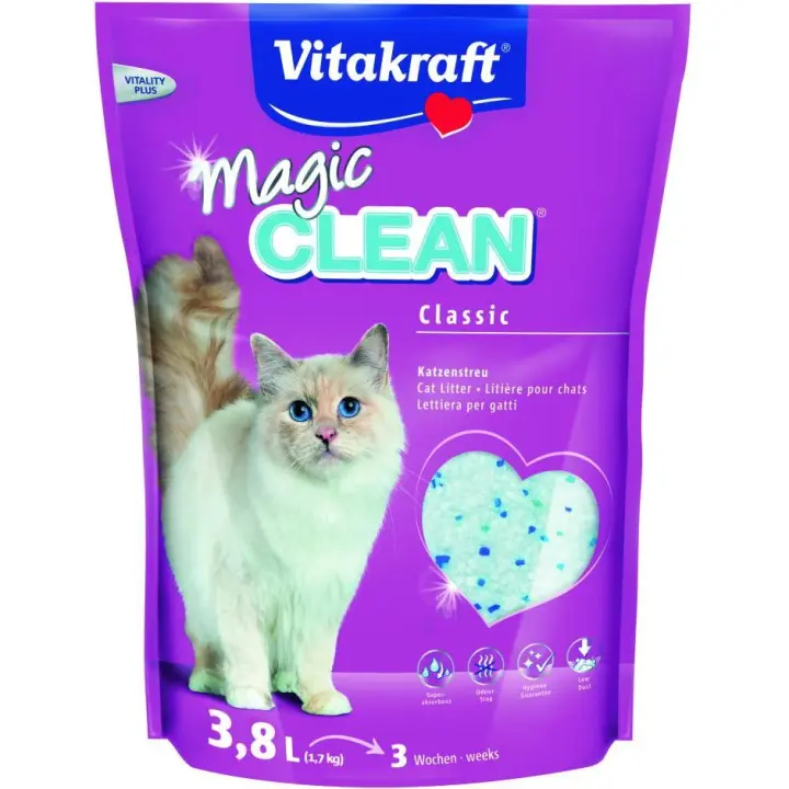 Vitakraft Magic Clean perlas arena de Silice para gatos - 1